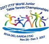 Tennis de table - Championnats du Monde Juniors - Doubles Mixtes - 2017 - Résultats détaillés