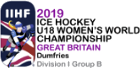 Hockey sur glace - Championnat du Monde Femmes U-18 Division I-B - 2019 - Résultats détaillés