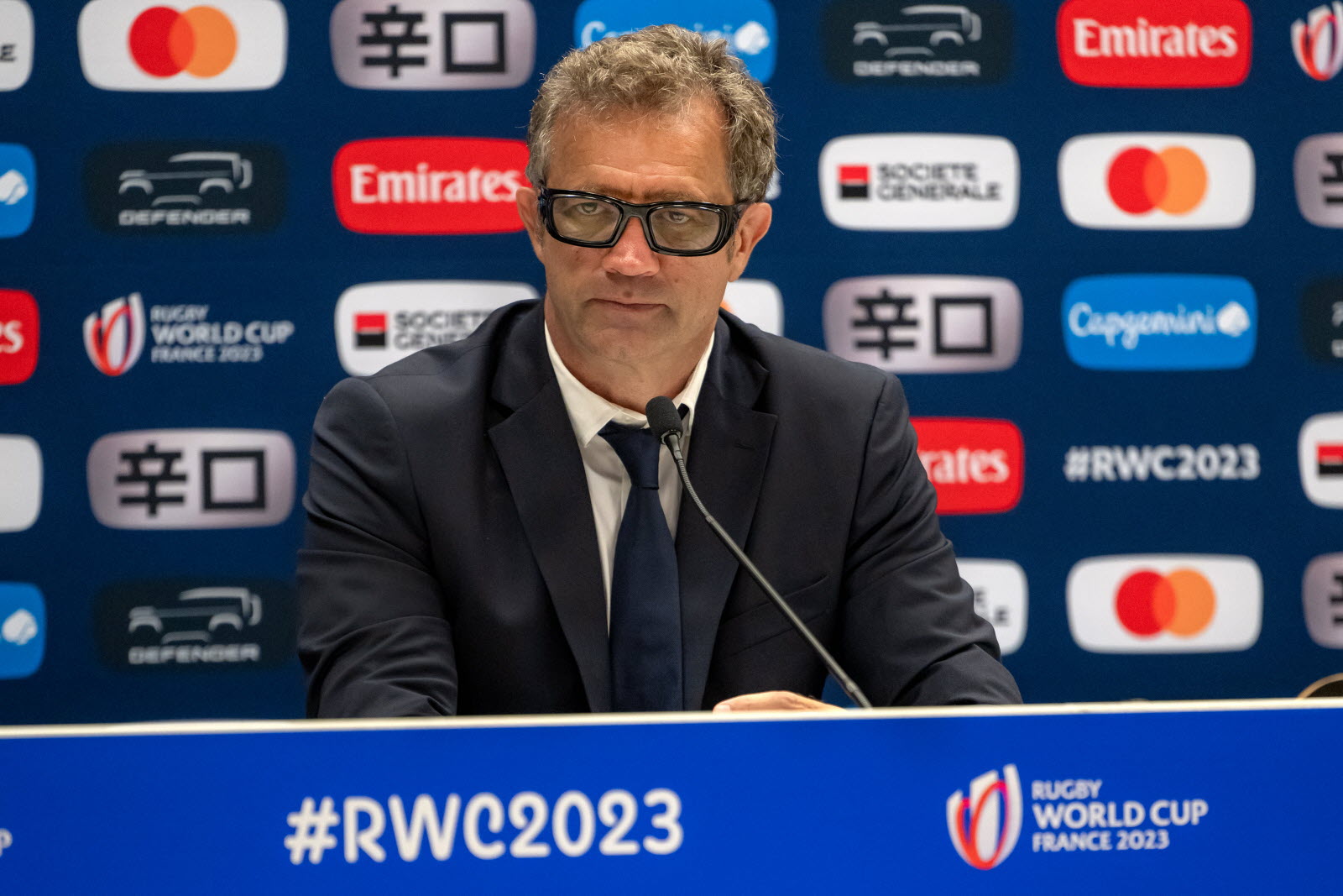 Fabien Galthié exprime sa satisfaction après la rencontre entre la France et l'Italie.