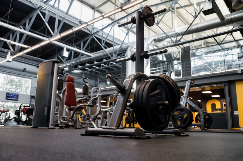 revêtement dans une salle de sport